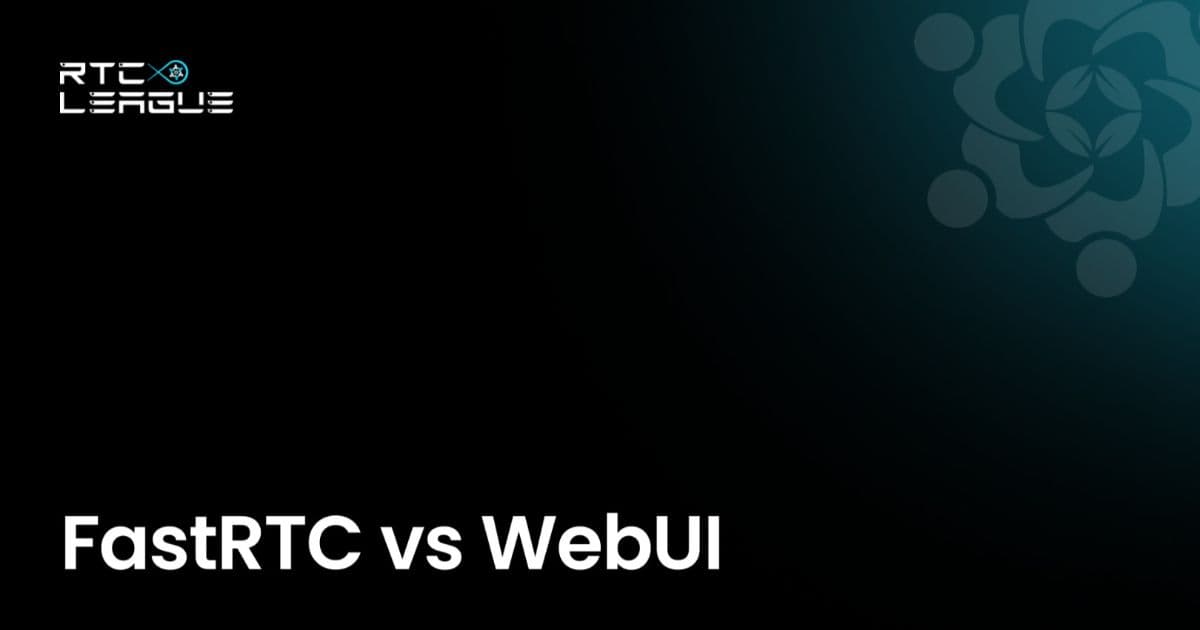 FastRTC vs WebUI (Open WebUI): Which Is Better for Real-Time Voice AI in 2026?
